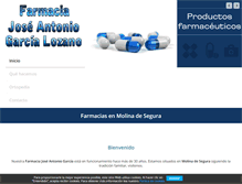 Tablet Screenshot of farmaciajgarcialozano.org